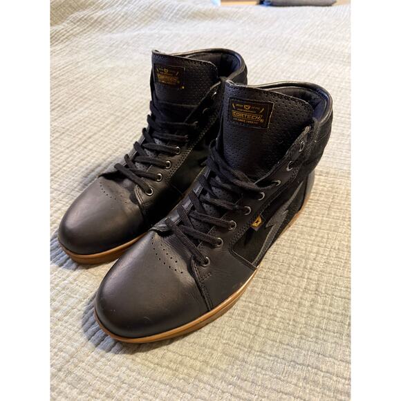 Cortech Slayer Black Leather Men’s Riding Shoe Motorcycle Size 12 - Picture 1 of 7